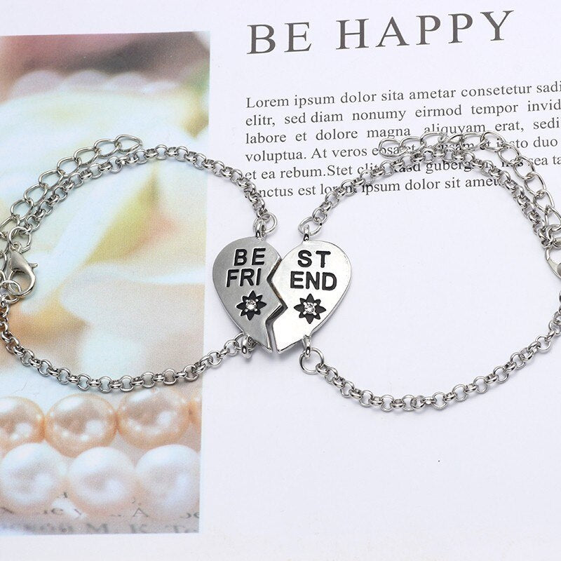 English Letters Best Friends Jewelry Good Friend Bracelet Women