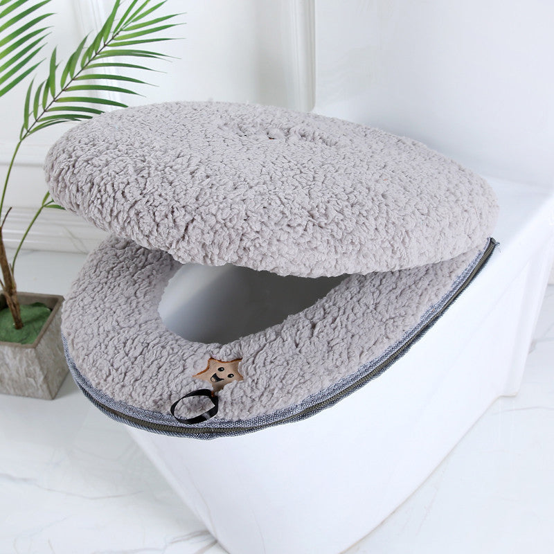 Fashion Heating Toilet Decoration Full Toilet Seat Cushion