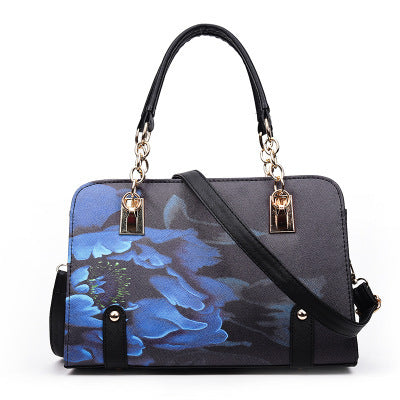 Printed handbags new handbags fashion trend bag shoulder bag one generation