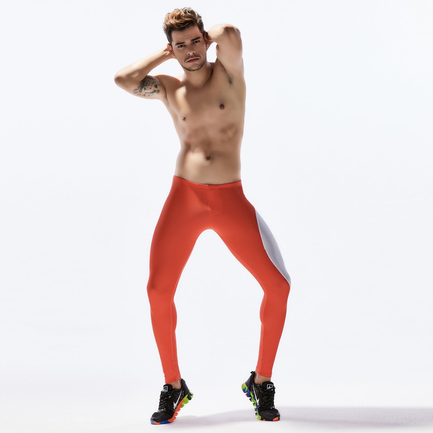 Men's Sports Tight Stretch Workout Pants Track And Field Training Pant