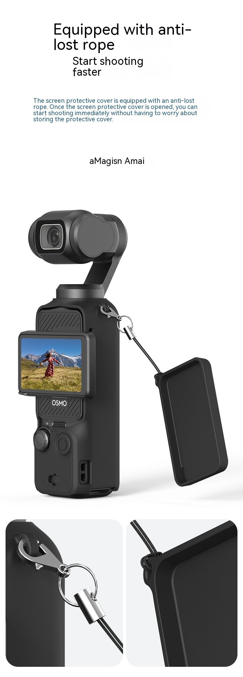 Osmo Pocket 3 Silicone Protective Sleeve Pocket Camera Accessories