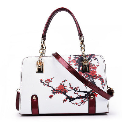 Printed handbags new handbags fashion trend bag shoulder bag one generation