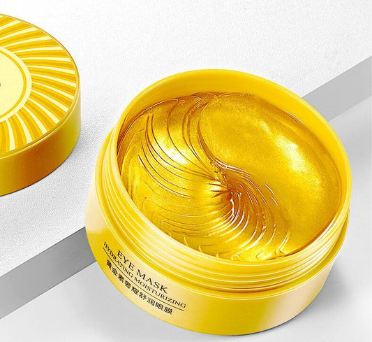 Bioaqua Gold Eye Mask Hydrating Moisturizing And Nourishing Fading Eye Bags And Dark Circle Fine Lines Gold Eye Mask