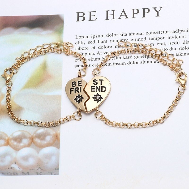 English Letters Best Friends Jewelry Good Friend Bracelet Women