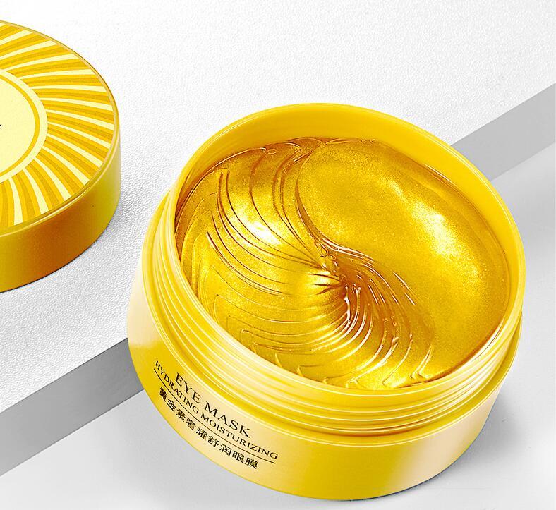 Bioaqua Gold Eye Mask Hydrating Moisturizing And Nourishing Fading Eye Bags And Dark Circle Fine Lines Gold Eye Mask