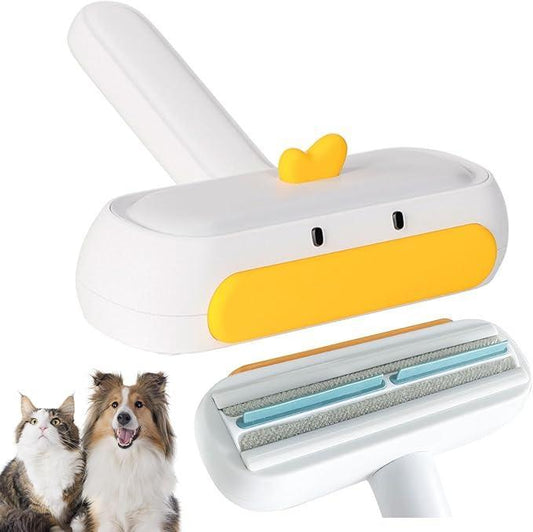 Pet Hair Remover, Reuseable Dog And Cat HairRemover Pet Hair Roller, Cat And Dog HairRemover For Furniture, Couch, Carpet, Clothingand Bedding -Portable Removal Tool Brush Viraldogvacuum Petgroomingbr