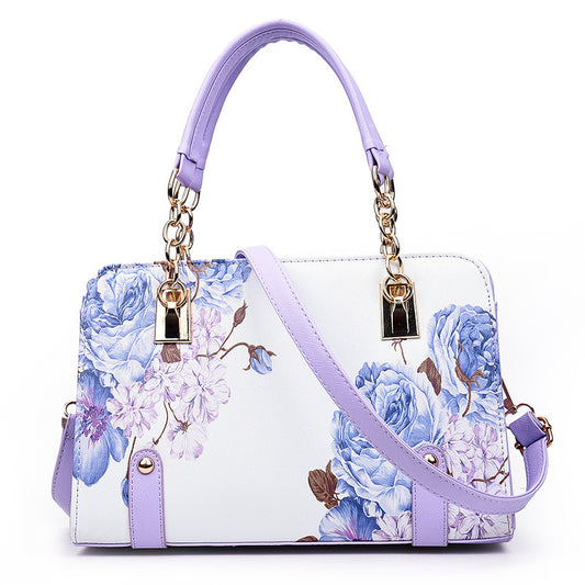 Printed handbags new handbags fashion trend bag shoulder bag one generation