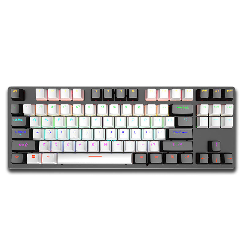 Crack K550 Wired Mechanical Keyboard Green Axis Gaming Office Laptop Keyboard Game Mechanical Keyboard