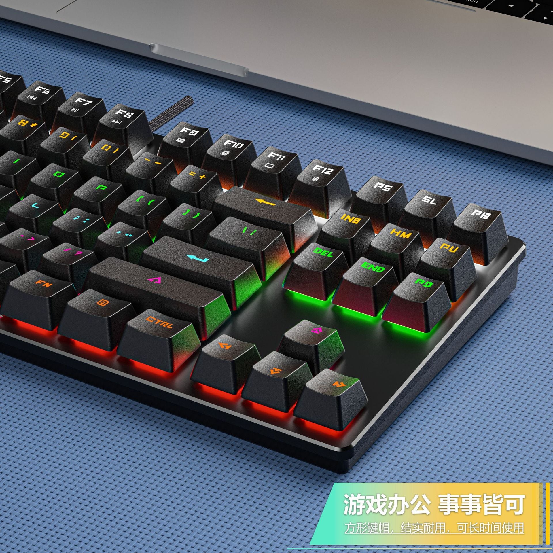 Crack K550 Wired Mechanical Keyboard Green Axis Gaming Office Laptop Keyboard Game Mechanical Keyboard