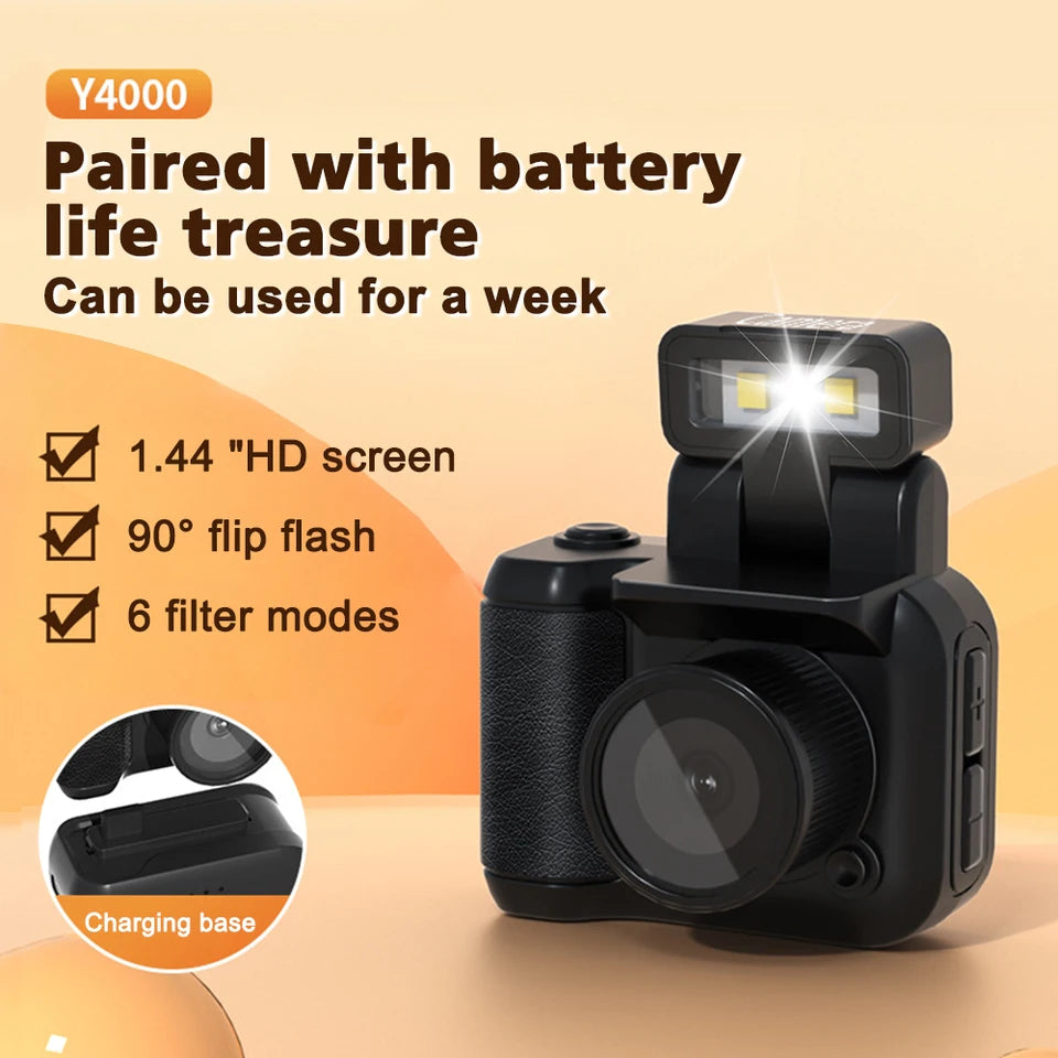 HD 1080P Mini Camera Portable Pocket Cam With LCD Screen Flash Light Digital Camera Video Recorder Student Mni Camcorder Y4000