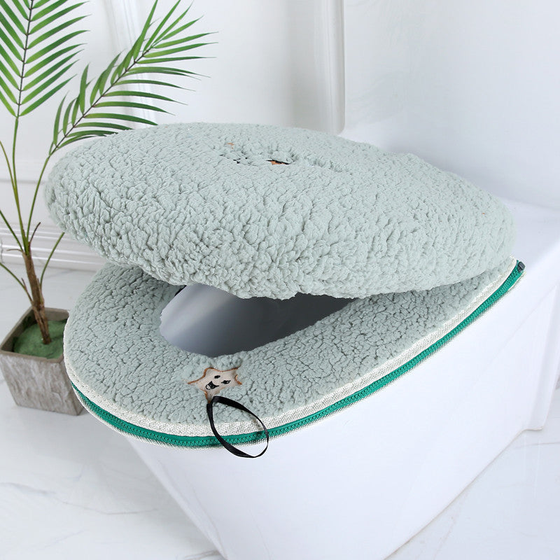 Fashion Heating Toilet Decoration Full Toilet Seat Cushion