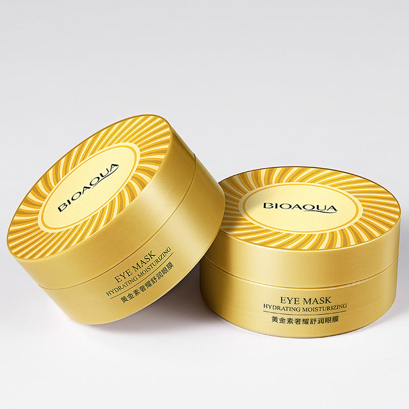 Bioaqua Gold Eye Mask Hydrating Moisturizing And Nourishing Fading Eye Bags And Dark Circle Fine Lines Gold Eye Mask